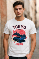 Tokyo Drift Skyline Graphic T-Shirt